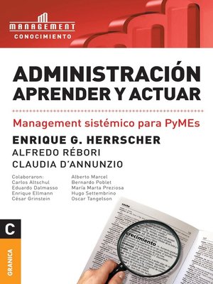 cover image of Administración. Aprender y actuar